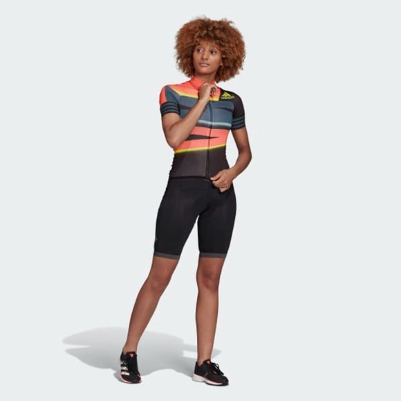 Adidas Women's Cycling ADISTAR JERSEY Solar Red - Picture 4 of 7